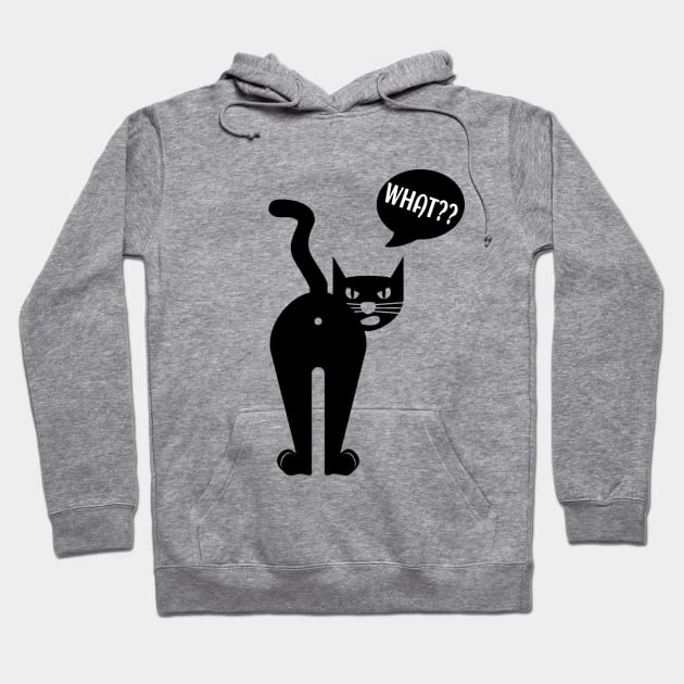 Funny Angry cat Hoodie by summerDesigns